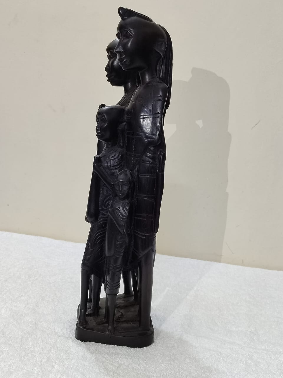 Maasai family sculpture