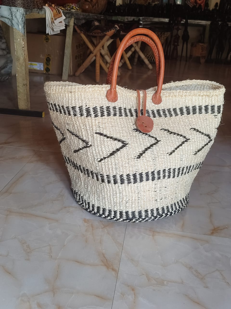 Kenyan Sisal Kiondo Bag