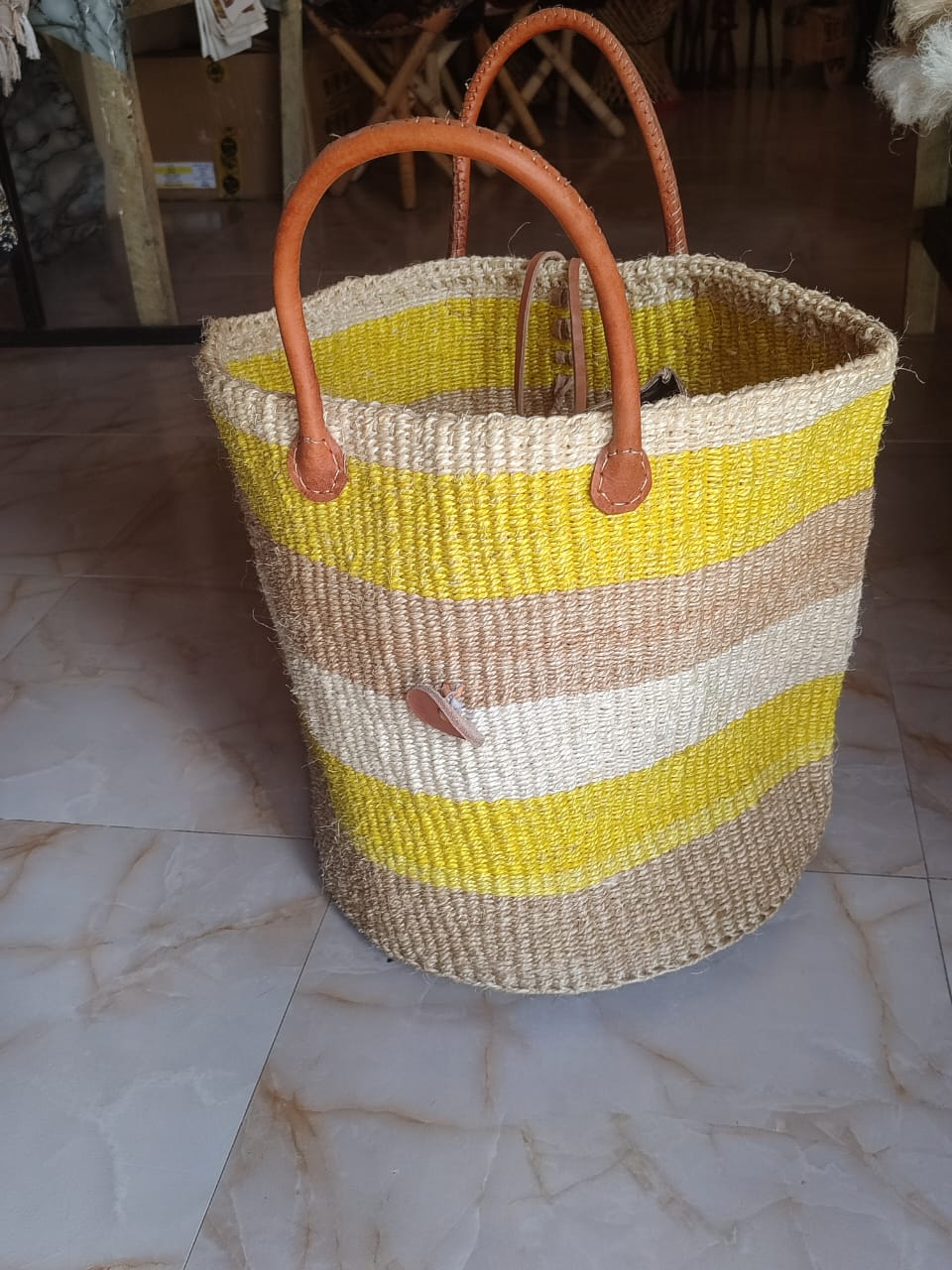Kenyan Sisal Kiondo Bag