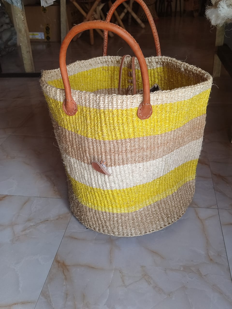 Kenyan Sisal Kiondo Bag
