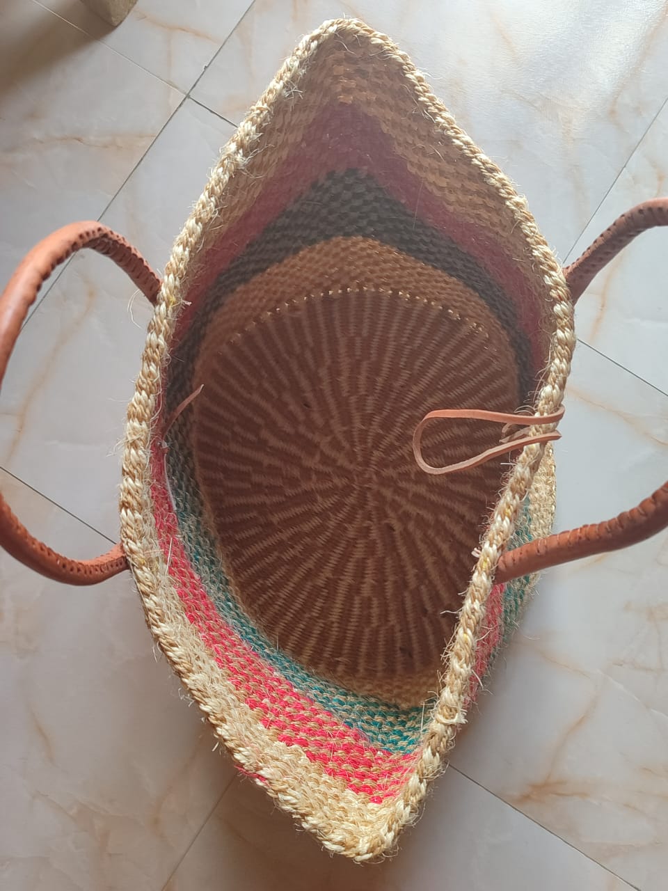 Kenyan Sisal Kiondo Bag