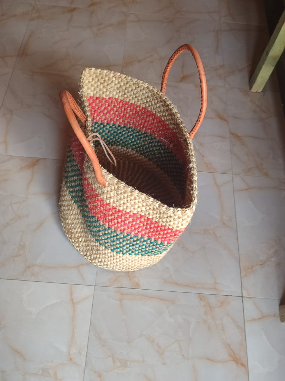 Kenyan Sisal Kiondo Bag