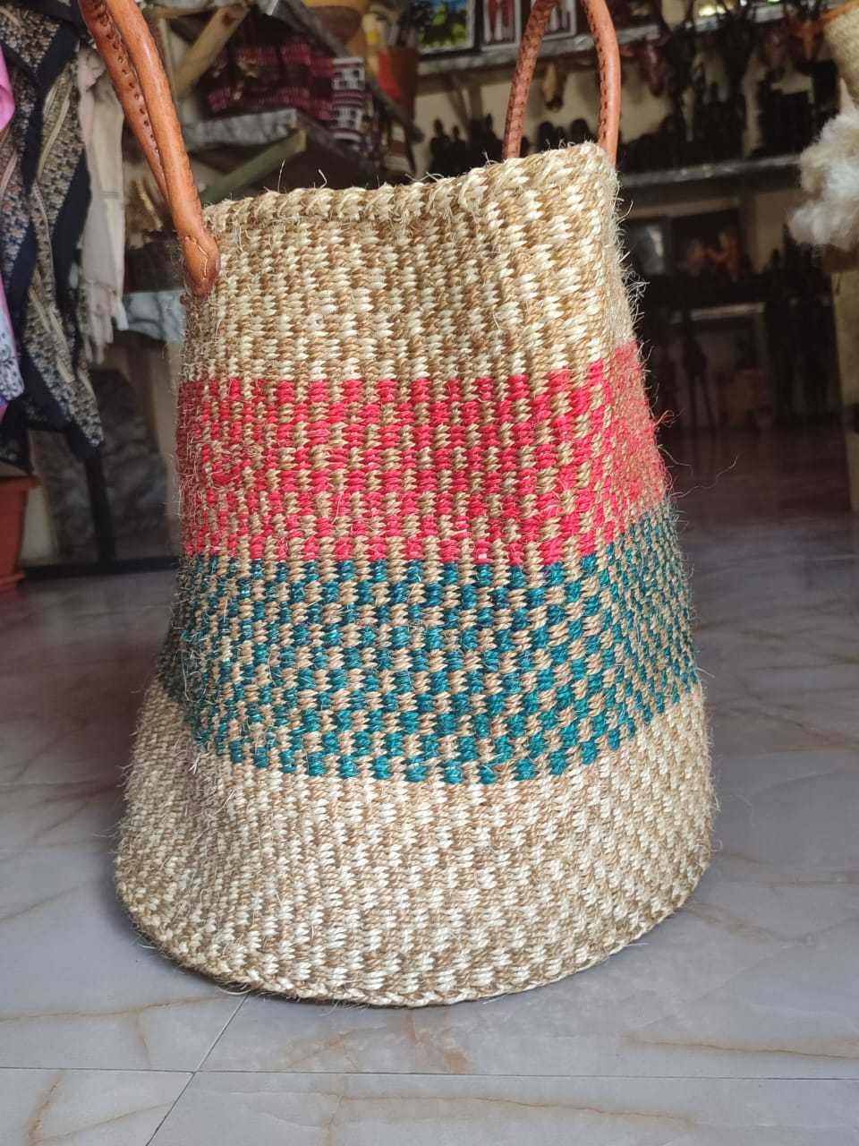 Kenyan Sisal Kiondo Bag