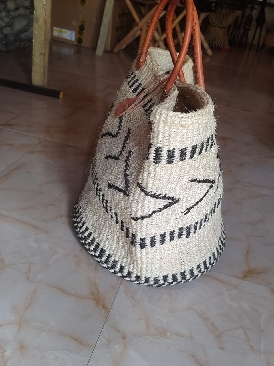 Kenyan Sisal Kiondo Bag