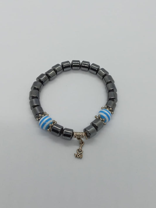 Stone-bead Bangle